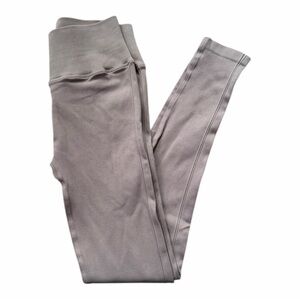 NUX Active Gray Beige One by One 7/8 Legging Women’s Size Small NWOT